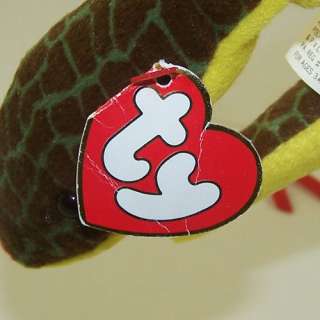 SLITHER the SNAKE (3RD GEN HANG TAG)  AUTHENTIC TY BEANIE BABY MWCT 