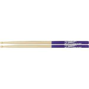   5B Wood Purple Dip Drumsticks 6 Pair   Zildjian S5BWP Electronics