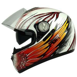 PGR DV100 THOR Dual Visor DOT APPROVED Motorcycle Full Face Helmet 