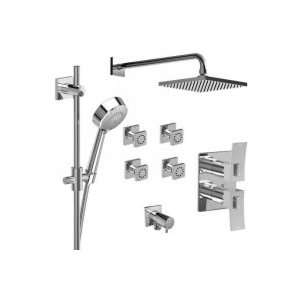  with Hand Shower Rail, 4 Body Jets, and Shower Head KIT 483ZOTQBN