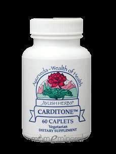 Carditone 60 vcaplets by Ayush Herbs 891501001111  