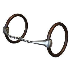 NEW Bob Avila Training Snaffle horse bit with twisted wire   5 mouth 