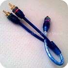 1ft 30cm premium one rca female to two rca male