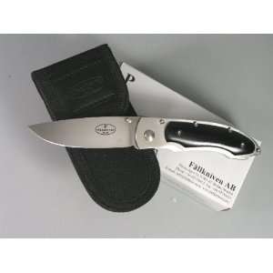  Fallkniven Knives Model P Folder Black Micarta Scales 