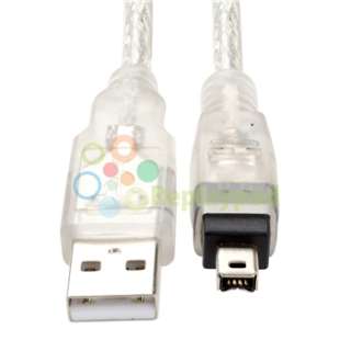 USB to Firewire IEEE Adapter 1394 4 Pin Cable 6ft  