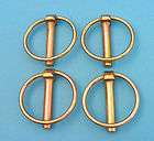 Sprung Lynch Pins 6mm x 45mm for Trailers, Horsebox Vans or Lorry