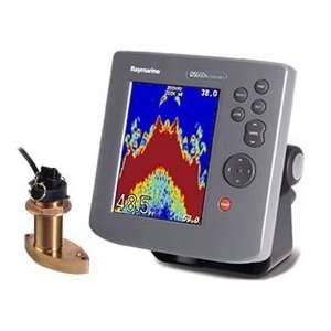 Raymarine DS600X Fishfinder with Thru Hull Transducer   CWR RAYE63052