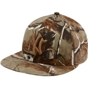   New York Yankees Realtree Camo 59FIFTY Fitted Flat Bill Hat (6 7/8