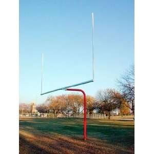 Single Pole Pitch Fork Football Goal High School   Pair Of 2  