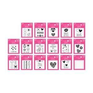  Hampton Art Studio G Valentines Clear Stamps 72 piece 