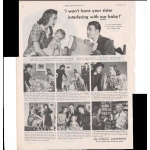  Chas H. Fletcher Castoria Laxative For Babies Story 1941 