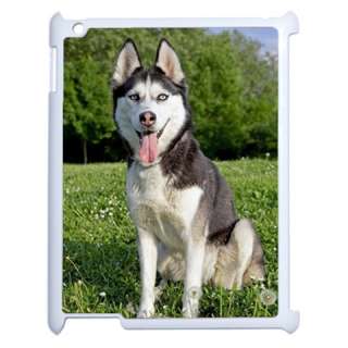 HUSKY DOG PUPPY PUPPIES APPLE IPAD 2 TABLET COMPUTER WHITE COVER CASE 