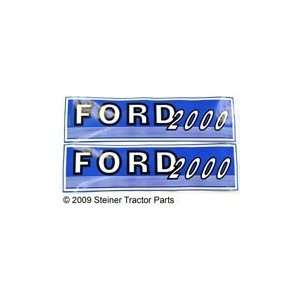  FORD 2000 BEFORE 1965 MYLAR DECAL HOOD SET Automotive