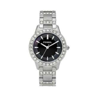  Fossil Fossil Ladies 3 Hand Stainless Steel Black Dial 