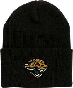 Jacksonville Jaguars Black Cuffed Beanie Cap Hat  