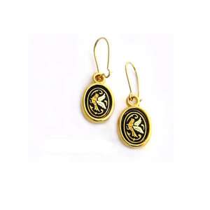 PRE ORDER Damascene Jewelry Bird Earrings Midas of Toledo Spain 