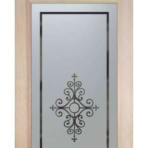 Pantry Doors 2/0 x 6/8 1 Lite French Frosted Glass Door Maya  