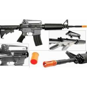 AGM M4A1 Carbine Style Metal GearBox Airsoft Rifle  Sports 