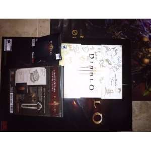  Diablo 3 Diablo III Collectors Edition Signed Autographed 