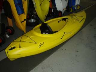 Emotion Comet 83 sit in side kayak with paddle  