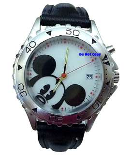 NEW Mens Disney Mickey Mouse Date Lights Up LTD Watch  