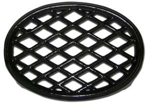 Jet Black Lattice Wood Stove Trivet  