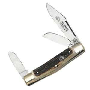 German Eye Knives 350DS Carbon Steel Stockman Pocket Knife with 