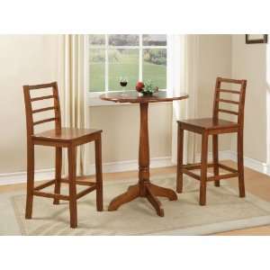  Simply Casual Alexis Pub Set Dining Table & 2 Stools   3 