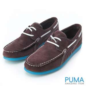 BN PUMA Yacht Battleship Brown/Ocean Causal Shoes #P27  