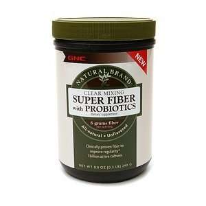  GNC Natural Brand Clear Mixing Super Fiber with Probiotics 