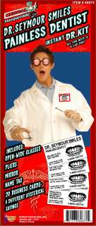   glasses pliers mirror name tag business cards lab coat not included