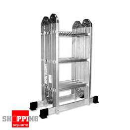 6m Heavy Duty Multifold Aluminium Step Ladder 120kg  