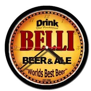  BELLI beer and ale cerveza wall clock 