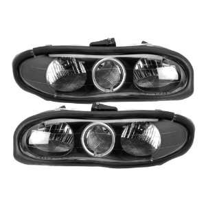  98 01 Chevy Camaro Black LED Halo Headlights Automotive