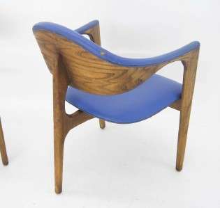   Century Modern Vintage Barrel Back Chairs Danish Modern Style  