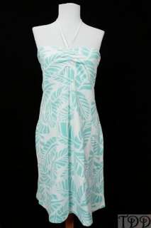   tommy bahama zuma leaf halter sun dress cover up size large lg l