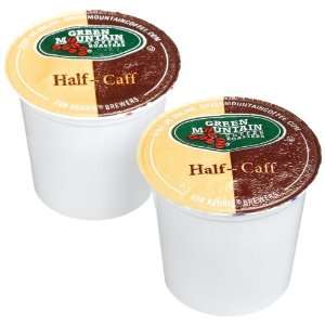 Green Mountain Coffee Half Caff, 24 Count K cups for Keurig Brewers 