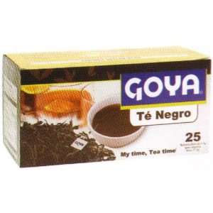 Goya Black Tea   Te Negro 1.32 oz Grocery & Gourmet Food