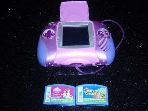 Leapster L Max Learning Game System (Pink) + 2 Games  