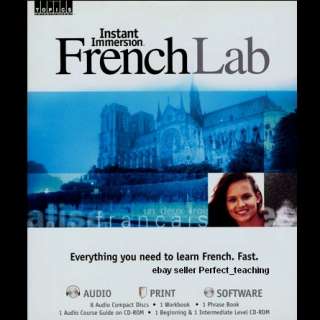NEW Learn Speak FRENCH Language Complete LAB CDs Books  