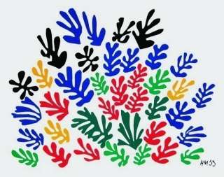 Spray of Leaves, Silk screen, Henri Matisse  