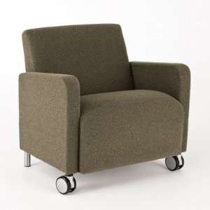  Ravenna Series 32.5 x 31 Guest Chair with Casters Finish 