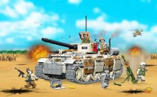 COBI Small Army Panzer Troops TANK 400 Piece Set New ( LEGO compatible 