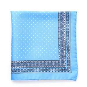  Baby Blue 100% Italian Silk Bow Ties/Pocket Squares DD H10 