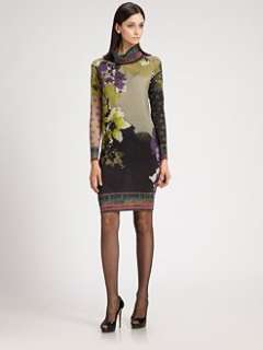 Etro   Silk/Cashmere Floral Dress
