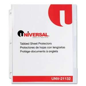  Universal 21132   Heavy Weight Sheet Protector with Index 