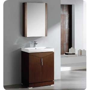   Elissos Elissos 24 Wood Vanity with Mirror, Sink, Countertop, P Trap