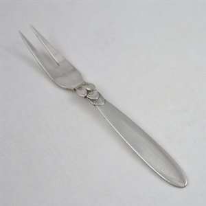  Cactus by Georg Jensen, Sterling Cold Meat Fork, Small 