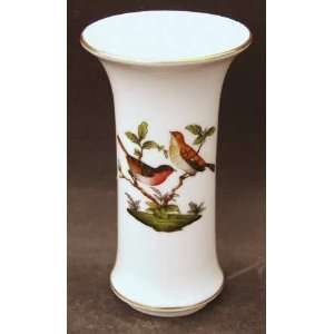  Herend Rothschild Bird (Ro) Small Vase, Fine China 