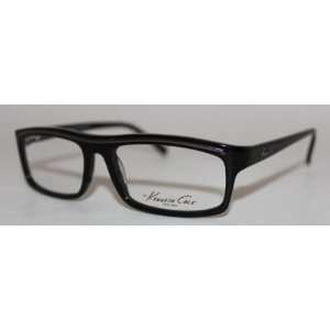Kenneth Cole New York Ophthalmic Eyewear Black Plastic Rectangle KC128 